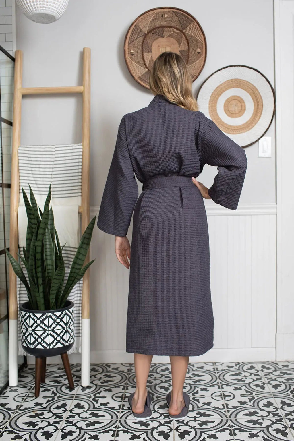Ultra Light Waffle Bath Robe - Destiny's Beautiful World