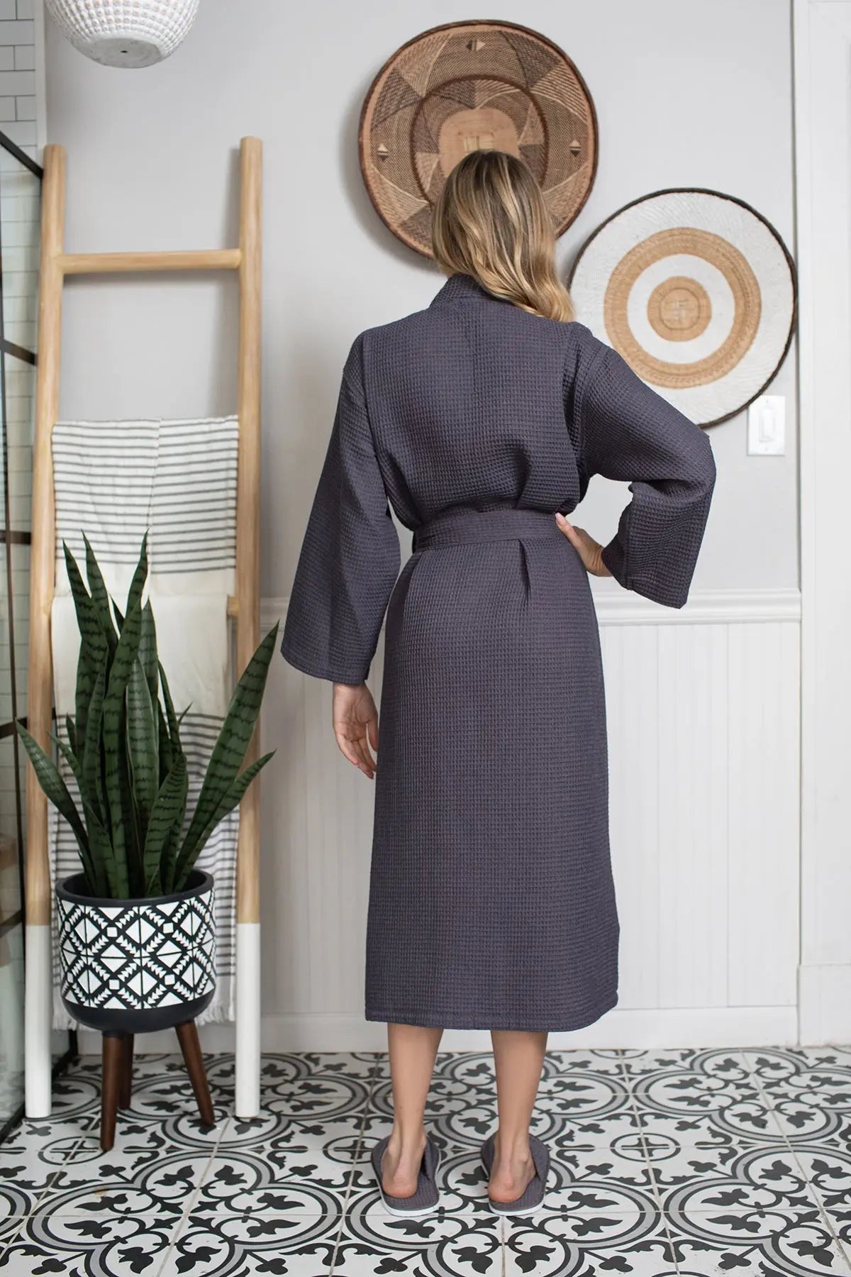 Ultra Light Waffle Bath Robe - Destiny's Beautiful World