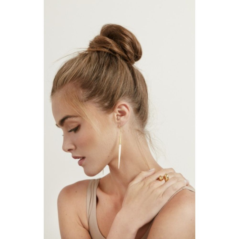 Capped Quill Dangle Earrings - Destiny's Beautiful World