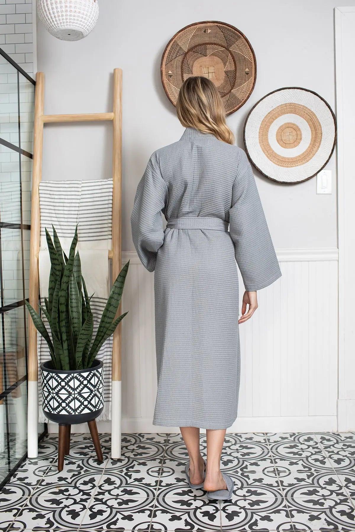 Ultra Light Waffle Bath Robe - Destiny's Beautiful World