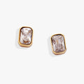 April Emerald - Cut Birthstone Stud Earrings - Destiny's Beautiful World