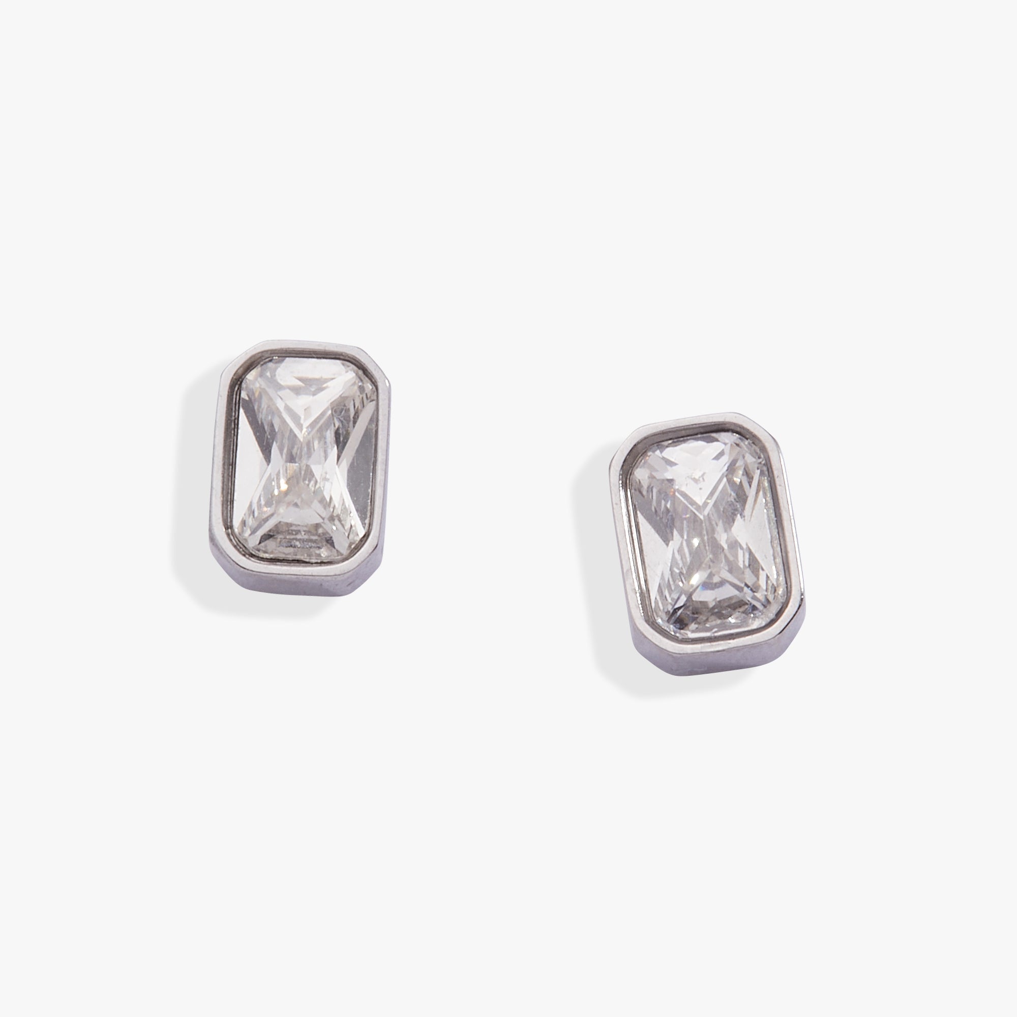 April Emerald - Cut Birthstone Stud Earrings - Destiny's Beautiful World