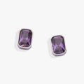 February Emerald - Cut Birthstone Stud Earrings - Destiny's Beautiful World