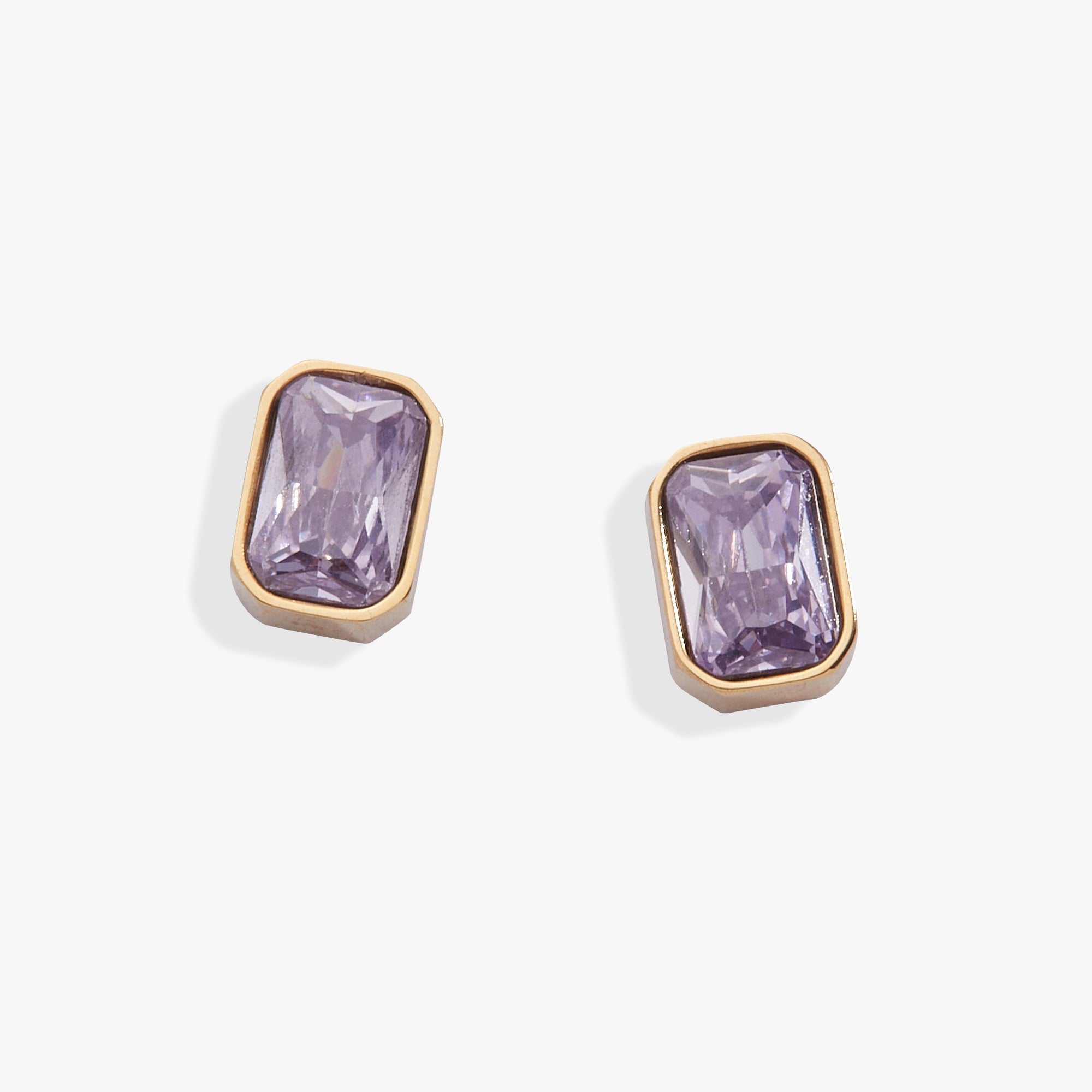 June Emerald - Cut Birthstone Stud Earrings - Destiny's Beautiful World