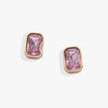 October Emerald - Cut Birthstone Stud Earrings - Destiny's Beautiful World