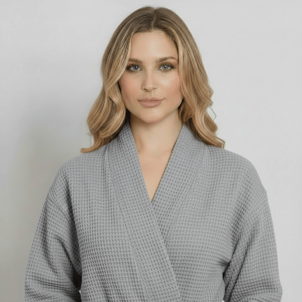Ultra Light Waffle Bath Robe - Destiny's Beautiful World