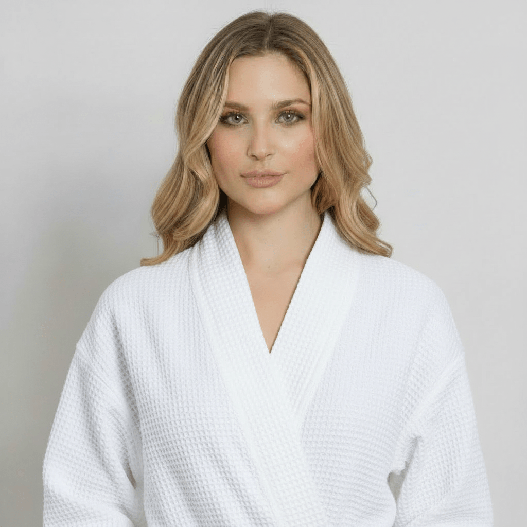 Ultra Light Waffle Bath Robe - Destiny's Beautiful World