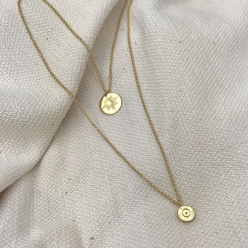 Layered North Star Bullet Necklace - Destiny's Beautiful World