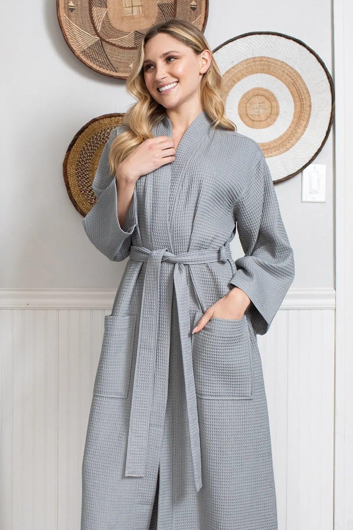 Ultra Light Waffle Bath Robe