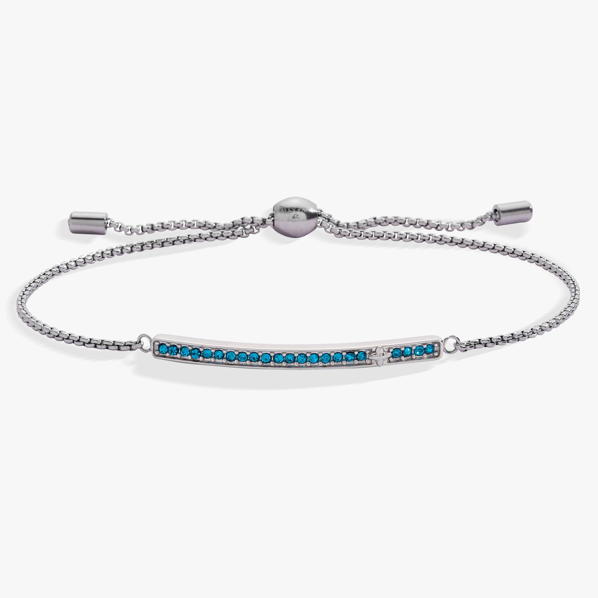 December Everyday Birthstone Pave Bolo Bracelet - Destiny's Beautiful World