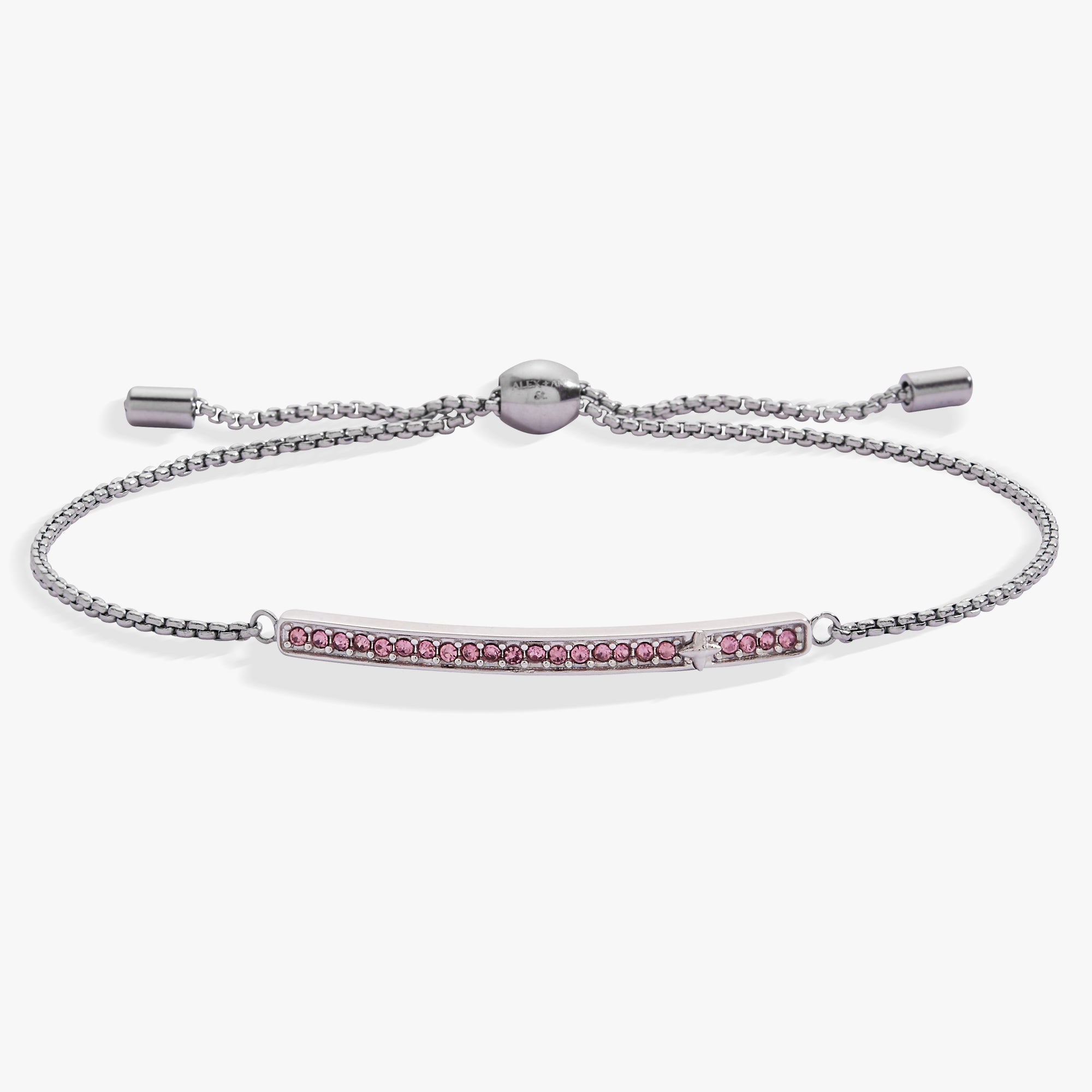 June Everyday Birthstone Pave Bolo Bracelet - Destiny's Beautiful World