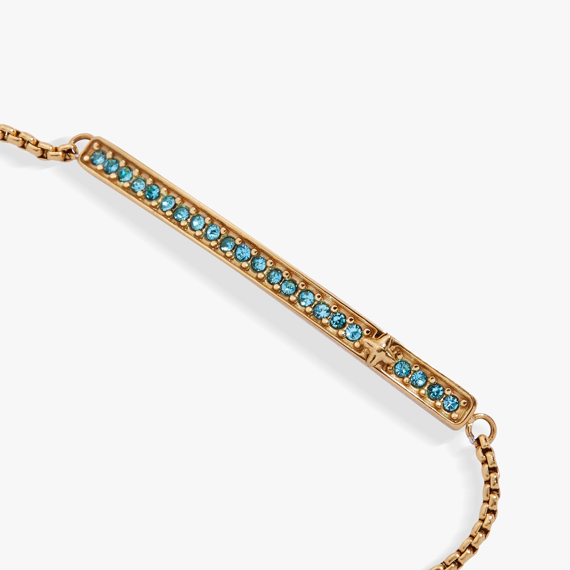 March Everyday Birthstone Pave Bolo Bracelet - Destiny's Beautiful World