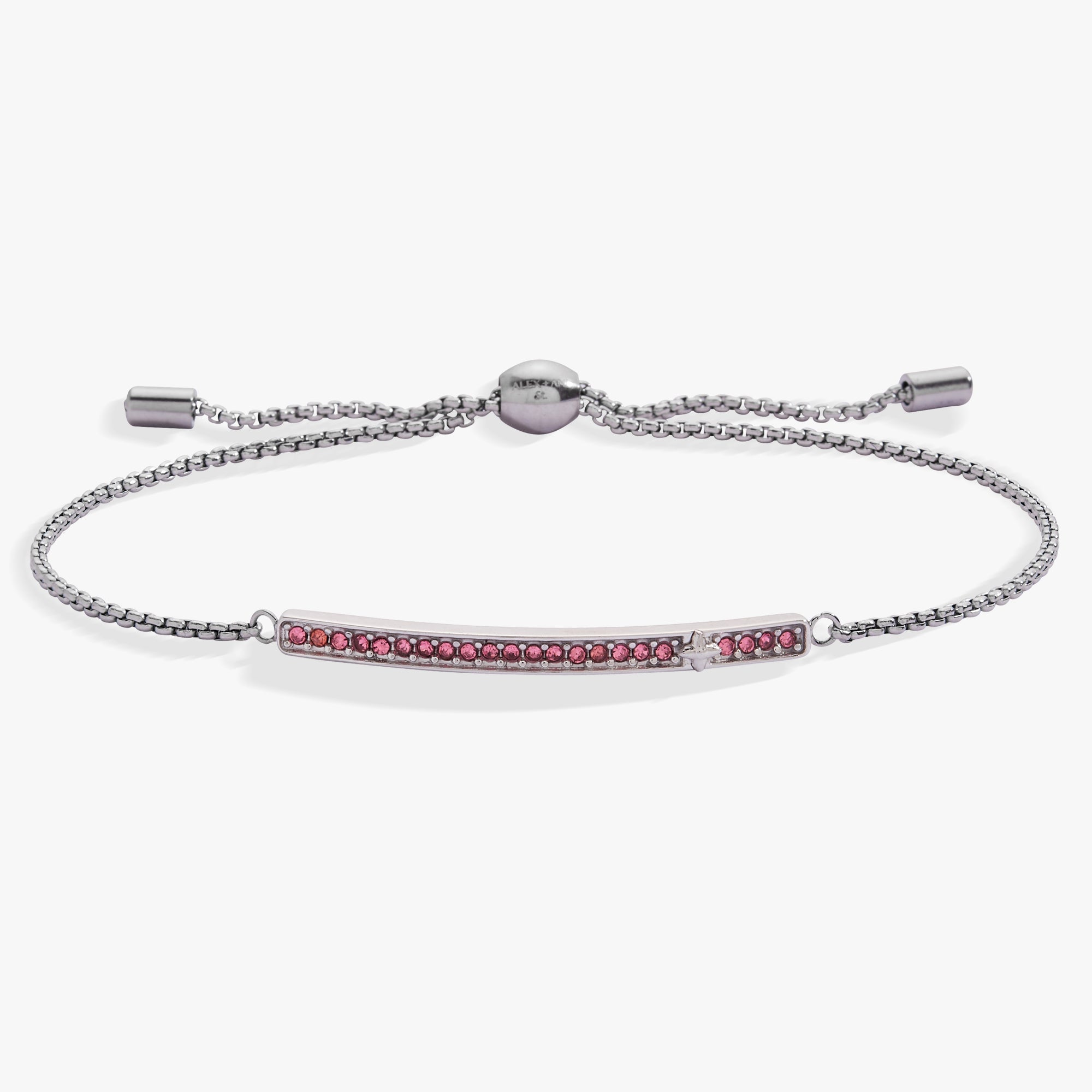 October Everyday Birthstone Pave Bolo Bracelet - Destiny's Beautiful World