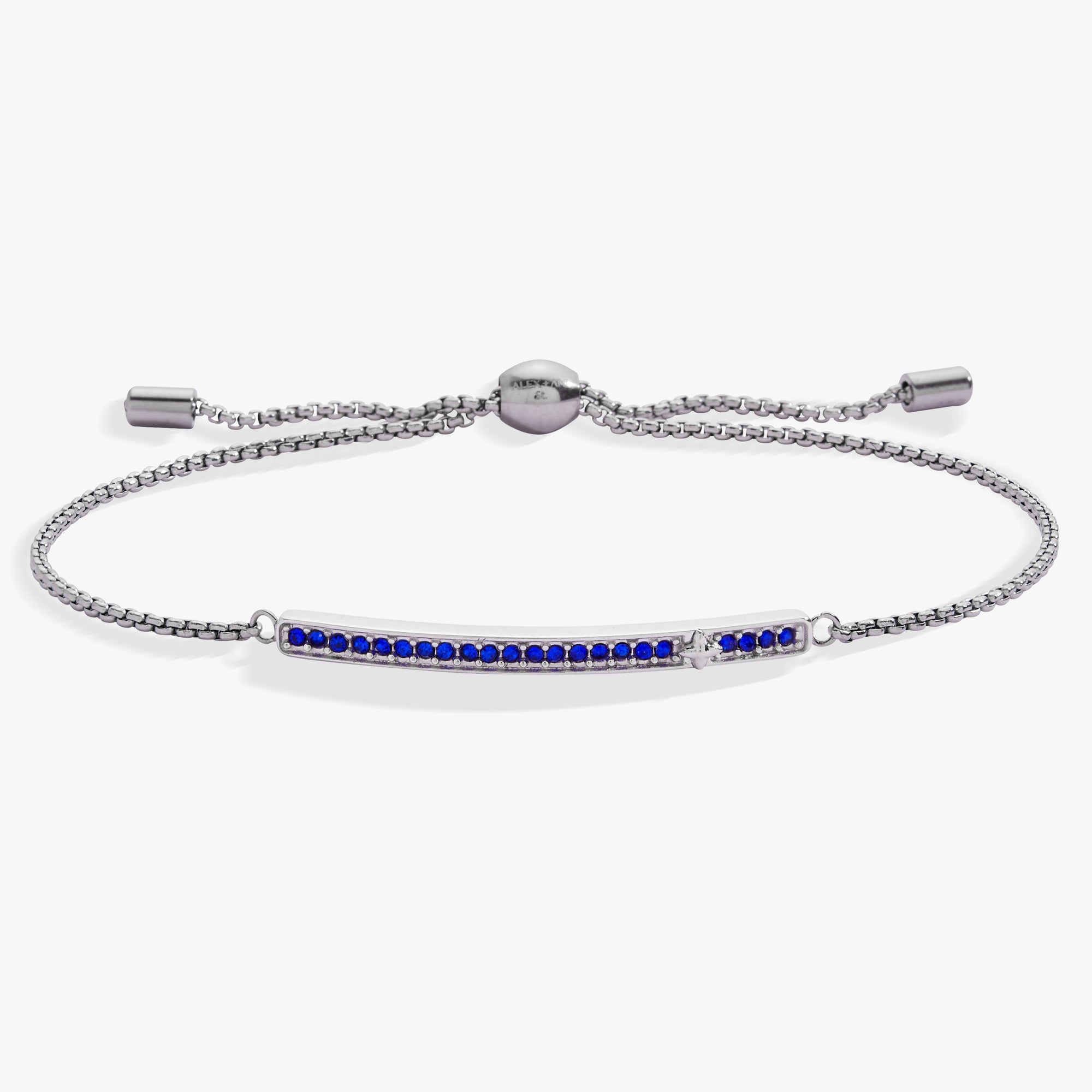 September Everyday Birthstone Pave Bolo Bracelet - Destiny's Beautiful World