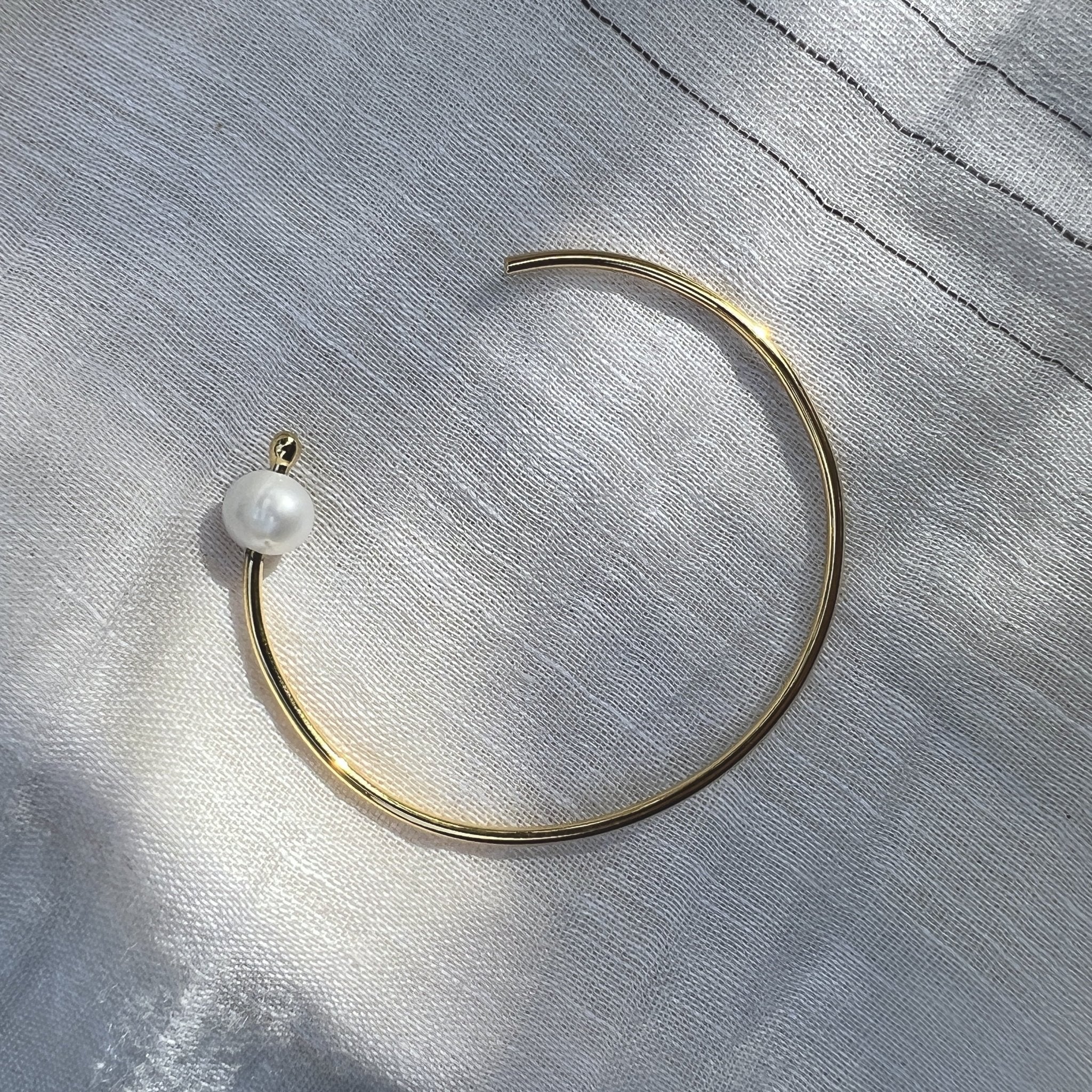Freshwater Pearl Bangle - Destiny's Beautiful World
