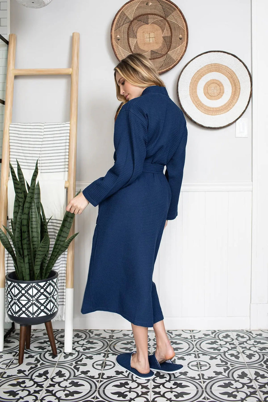 Ultra Light Waffle Bath Robe - Destiny's Beautiful World