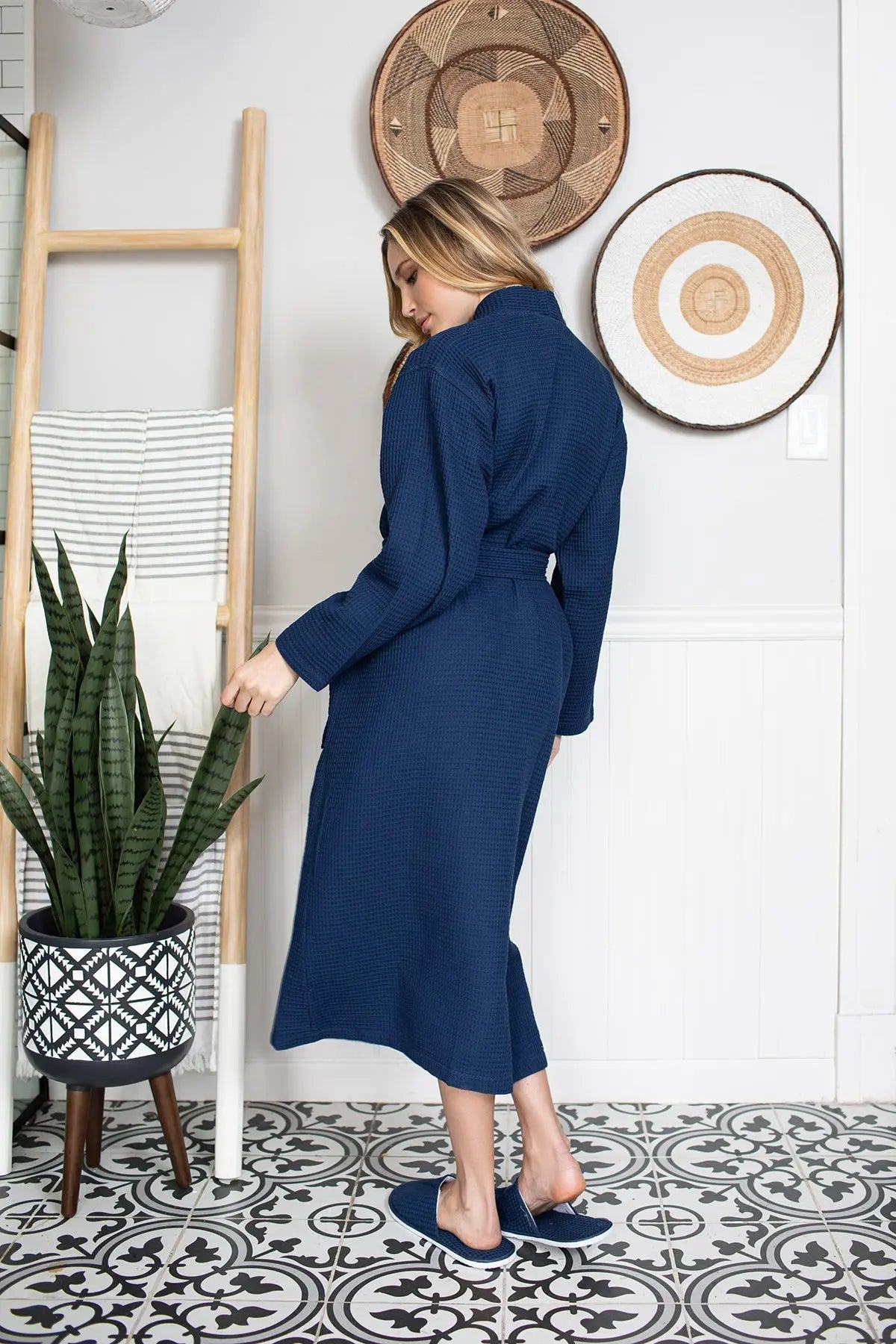 Ultra Light Waffle Bath Robe - Destiny's Beautiful World