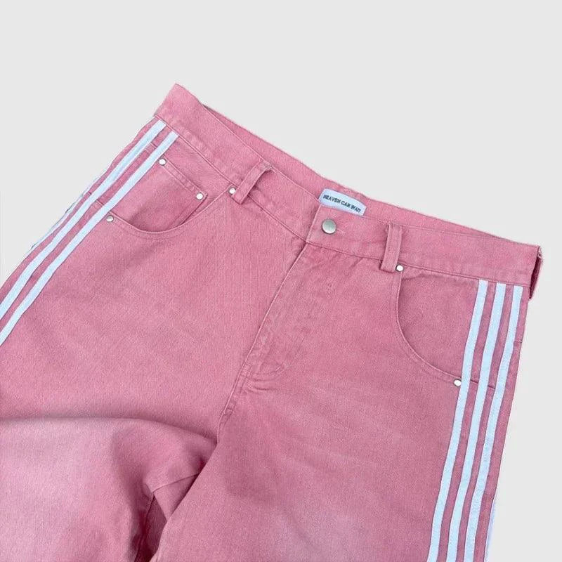 Y2K Baggy Harajuku Vintage Striped Jeans