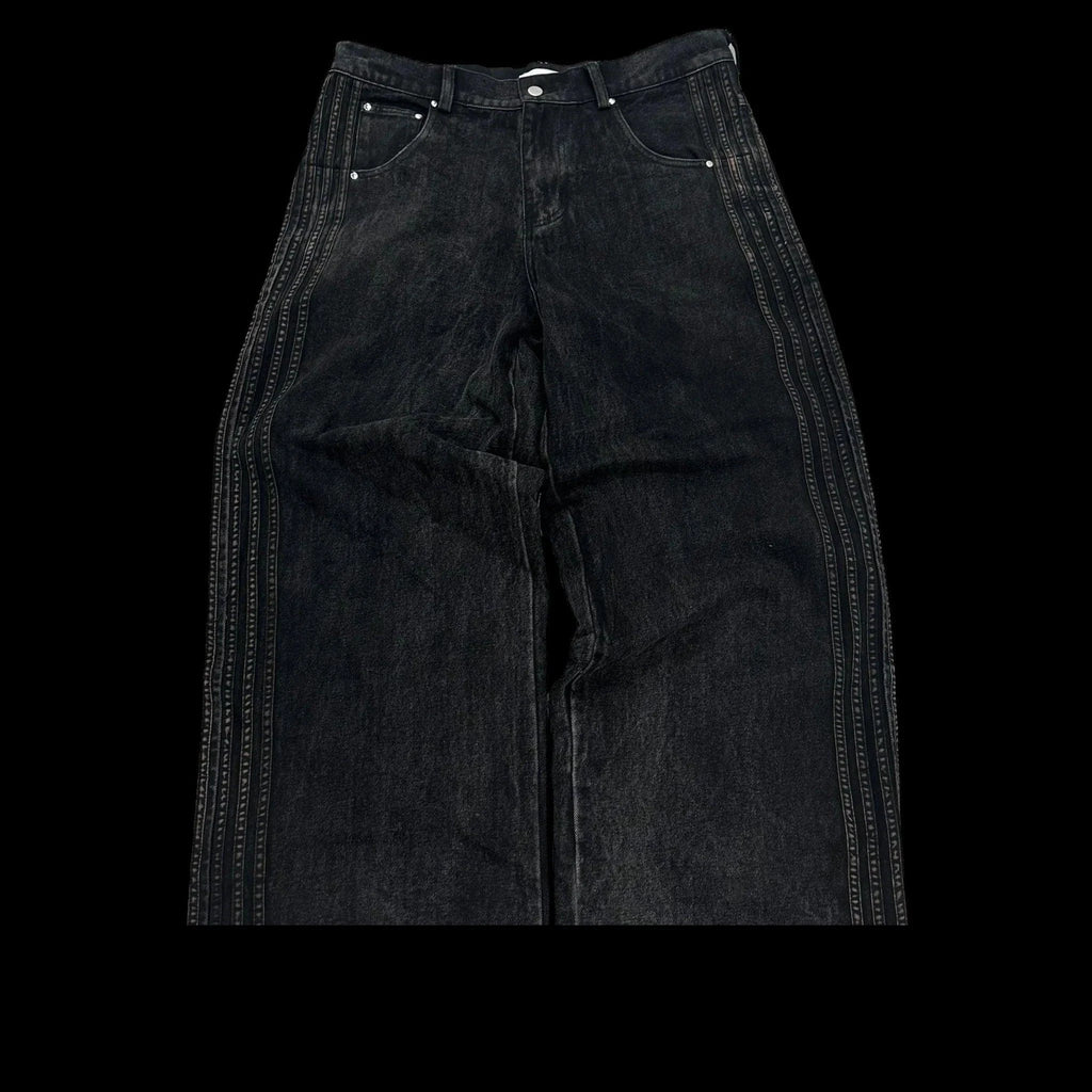 Y2K Baggy Harajuku Vintage Striped Jeans